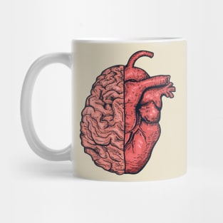 HEART VS BRAIN Mug